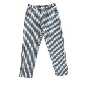 Zara Striped Tapered Fit Trouser
